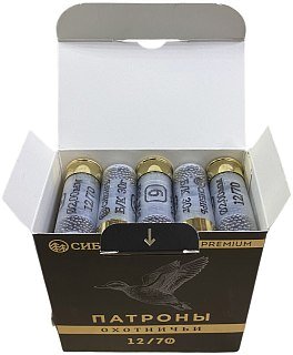 Патрон 12х70 Сибирь Premium 9 30г био - фото 4