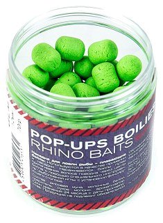 Бойлы Rhino Baits Pop-up GLM зеленогубый моллюск 12мм 70гр банка - фото 2
