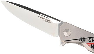 Нож Mr.Blade Keeper M390 titanium handle складной металик - фото 5