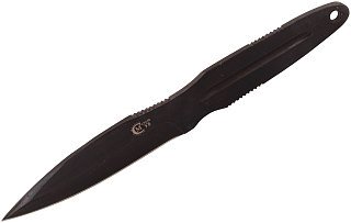 Нож ИП Семин Удар сталь У8 метательный углерод в чехле - фото 1