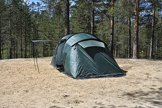 Палатка Talberg Taurus 4 зеленая - фото 3