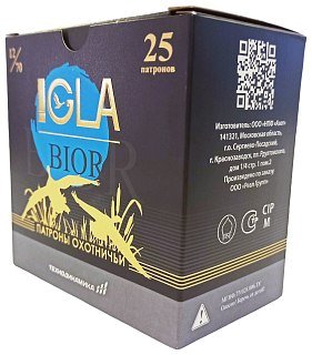 Патрон 12х70 Технодинамика Igla-Bior 5 36гр - фото 5