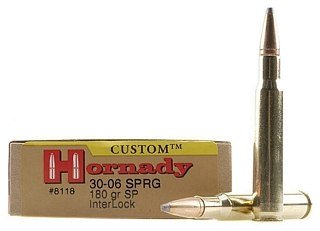 Патрон 30-06Sprg Hornady 180 SPRG SP Custom - фото 1