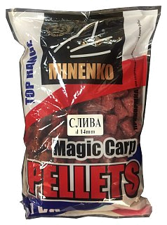 Пеллетс MINENKO Magic carp Слива 14мм 1кг