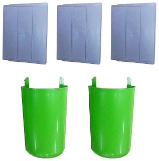 Ящик зимний Helios Fish box 19л двухсекционный зеленый - фото 12