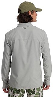Рубашка Simms Intruder BiComp Fishing Shirt Cinder  - фото 3