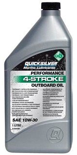 Масло Quicksilver моторное минеральное 4-тактн 1л