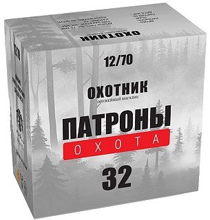 Патрон 12х70 Охотник Охота №1 био 32 гр 1/25