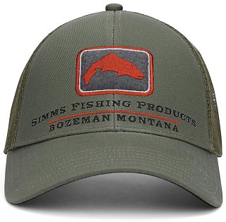 Кепка Simms Trout Icon Trucker Smokey Olive
