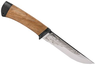 Нож Росоружие Риф рисунок 95х18 рукоять орех - фото 1