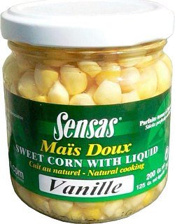 Кукуруза Sensas Soft sweetcorn vanilla 0,212л стекло