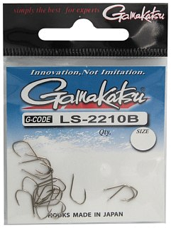 Крючок Gamakatsu NL LS-2210B bronze №9 - фото 2