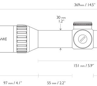 Прицел оптический Hawke Endurance 30 4-16x50 WA SF 223/308 16x - фото 6