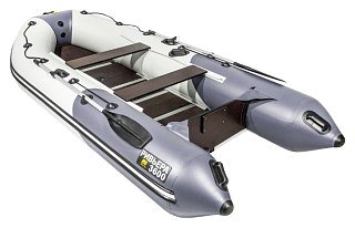 Лодка Мастер лодок Ривьера Компакт 3600 СК комби графит серая - фото 4