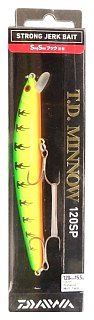 Воблер Daiwa TD Minnow 120SP FC mat tiger - фото 3