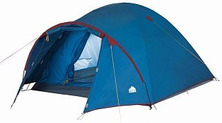 Палатка Trek Planet Vermont 4 синий/красный - фото 7