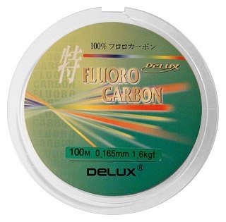 Леска Delux fluoro carbon 50м 0,234мм