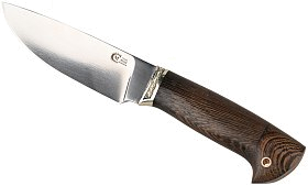 Нож ИП Семин Сокол кованая сталь 95х18 венге литье