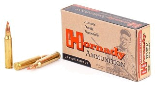 Патрон 223Rem Hornady Varmint Express V-Max 3,56гр - фото 1