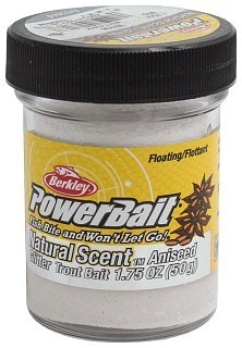Паста Berkley Powerbait Natural Glitter Trout Bait 50гр White