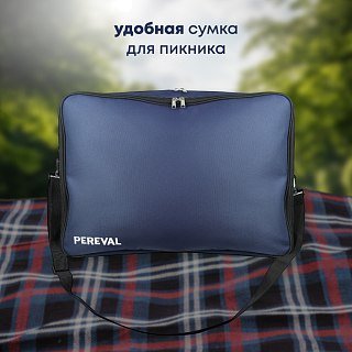 Термосумка с набором для пикника Pereval Big company на 6 персон синий - фото 5