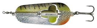 Блесна DAM Effzett Rattlin spoon 8см 40гр olive silver UV