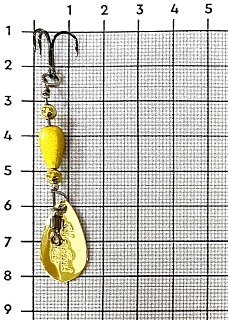 Блесна Daiwa Silver creek spinner 4гр gold - фото 3
