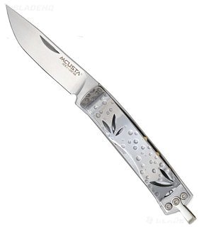 Нож-зажим Mcusta Dupont Corian  для купюр складн. клинок 5.7 см AUS-8 