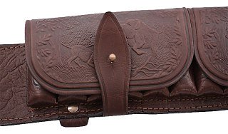 Патронташ ХСН 12к 24 п-н закрытый кожа - фото 4