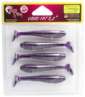 Приманка Crazy Fish Vibro fat 3.2'' 73-80-98-6