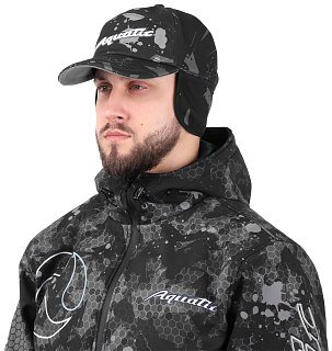 Кепка Aquatic КА-23 утепленная camo black - фото 1