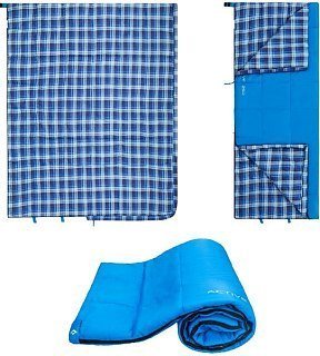 Спальник King Camp Active 250 190*75см синий правый - фото 2