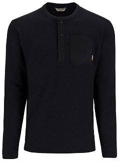 Джемпер Simms Highline Henley Black  - фото 1