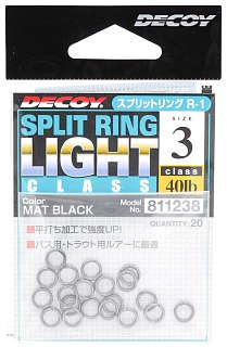 Заводное кольцо Decoy Split Ring black №3