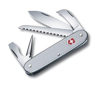 Нож Victorinox Pioneer 93мм 7 функций серебристый