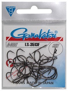 Крючок Gamakatsu LS-3513F black №2 - фото 1