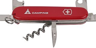 Нож Victorinox Camper Camping 91мм 13 функций красный - фото 5