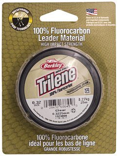 Леска Berkley Trilene Fluorocarbon clear 25m 0.32 - фото 1