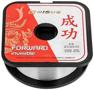 МП Леска FORWARD Invisible 0,405mm/100m Nylon (N-FI-0405-100) Nisus - фото 7