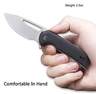 Нож Civivi Odium Flipper Knife G10 Handle (2.65" D2 Blade) black  - фото 4