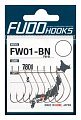 Крючки Fudo FW01-BN 7801 BN офсетные № 4 10шт.