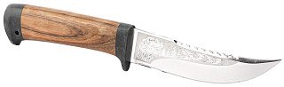 Нож Росоружие Горный 95x18 орех рисунок - фото 3