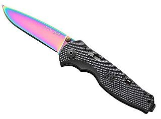 Нож SOG Flash-I Rainbaw складной клинок 6.3 см сталь AUS8 