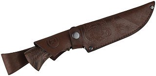 Нож ИП СЕМИНА Галеон кованая сталь 95х18 венге литье - фото 7