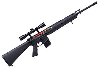 Винтовка Crosman MTR77 NP 4,5мм переломка пластик черный - фото 7