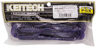 Приманка Keitech Mad Wag 7" EA04 Violet