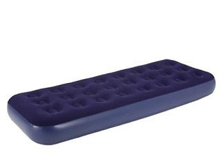 Матрас надувной Relax Flocked air bed single 191х73х22 синий - фото 2