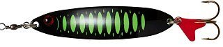 Блесна DAM Effzett Slim Standard 8см 24гр Sinking fluo green/black UV