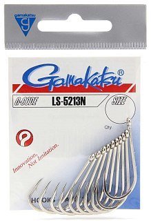 Крючок Gamakatsu LS-5213N nickel №6/0 - фото 2