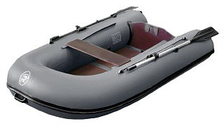 Лодка Boat Master 250K надувная серый - фото 1
